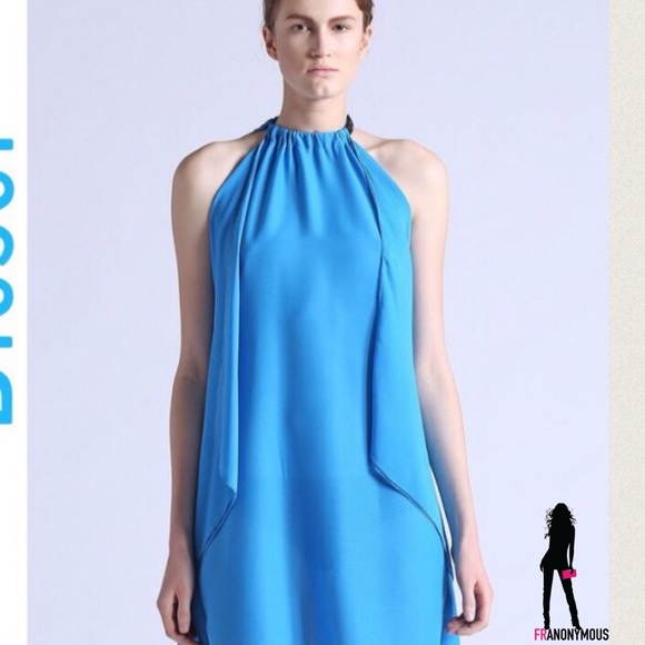 Diesel Blue Halter Neck Dress - Picture 3 of 3